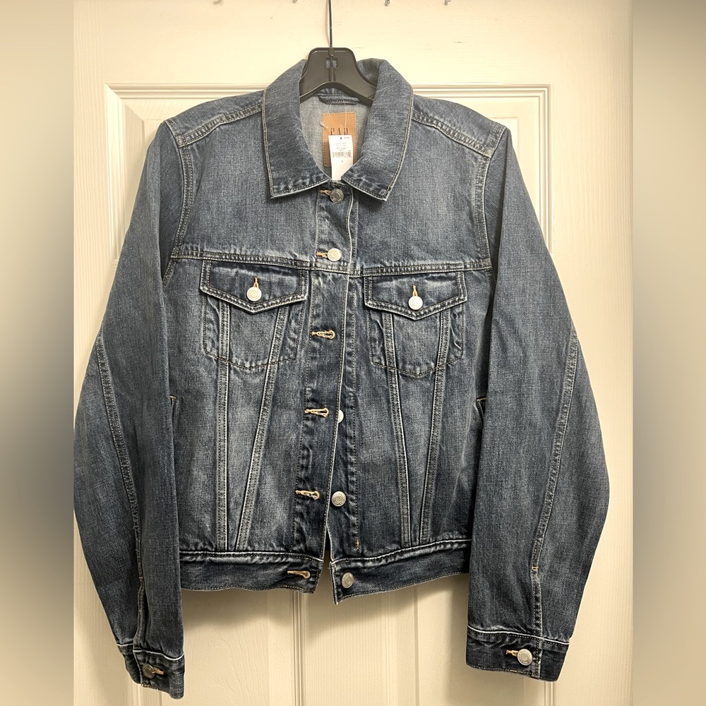NWT | GAP Denim Jacket - Dark Blue | SZ L
